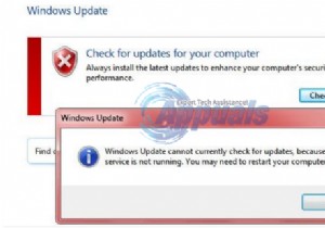 แก้ไข:Windows 7 ไม่สามารถตรวจสอบการอัปเดตได้ในขณะนี้ 