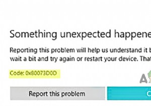 วิธีแก้ไขรหัสข้อผิดพลาด:0x80073D0D Microsoft Store 