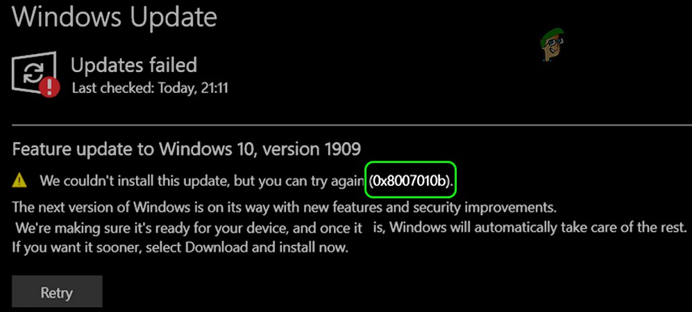 วิธีการแก้ไขข้อผิดพลาด Windows Update 0x8007010B? 