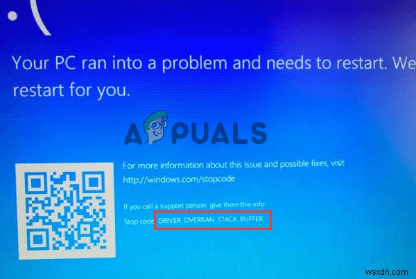 วิธีแก้ไขข้อผิดพลาด BSOD “DRIVER OVERRAN STACK BUFFER” ใน Windows 10 และ 11 