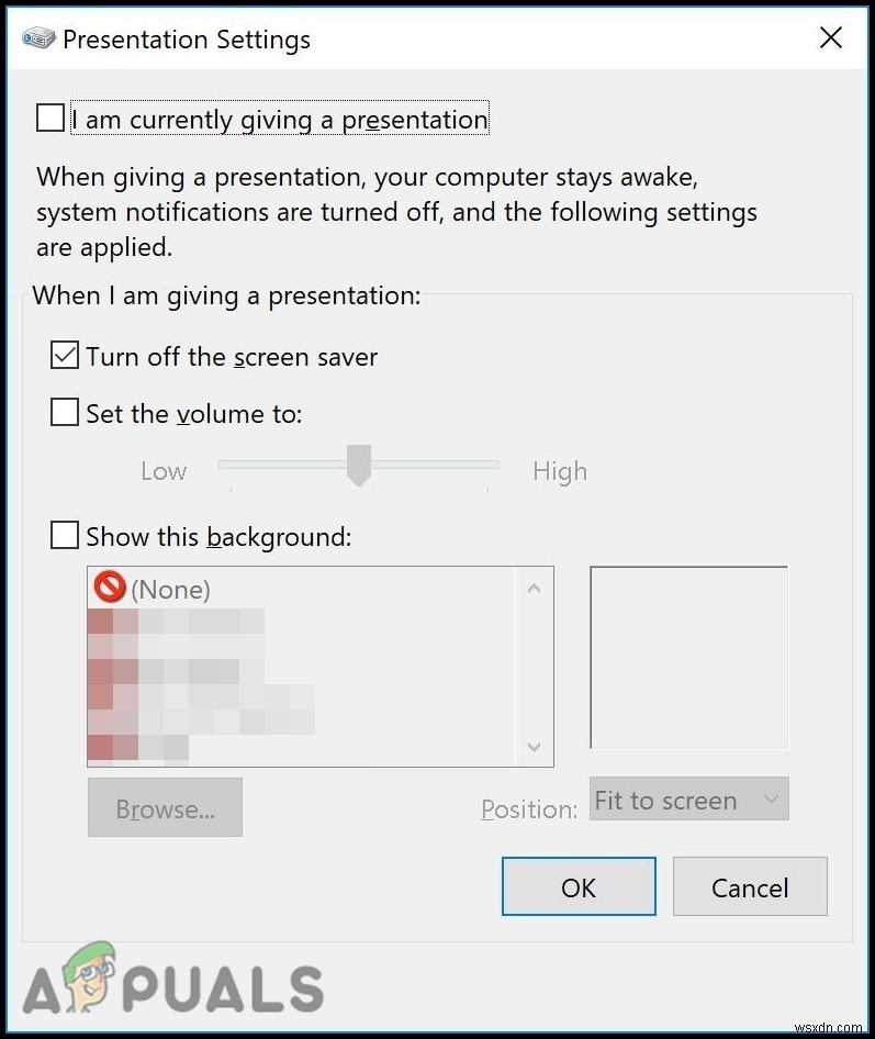 วิธีเปิด/ปิดการตั้งค่าการนำเสนอใน Windows 10 
