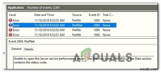 วิธีแก้ไขข้อผิดพลาด PerfNet 2004 บน Windows 10 