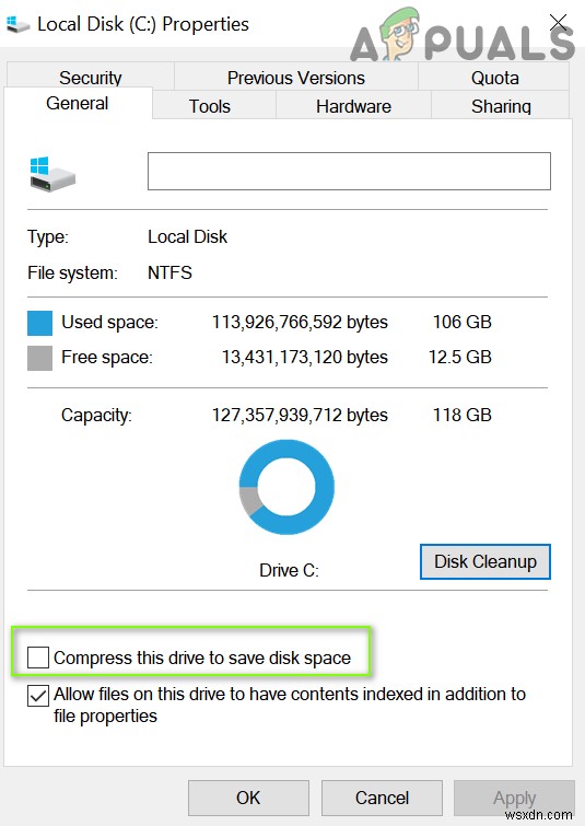 [แก้ไข] ไฟล์ใน Windows 10 บีบอัดอัตโนมัติ 