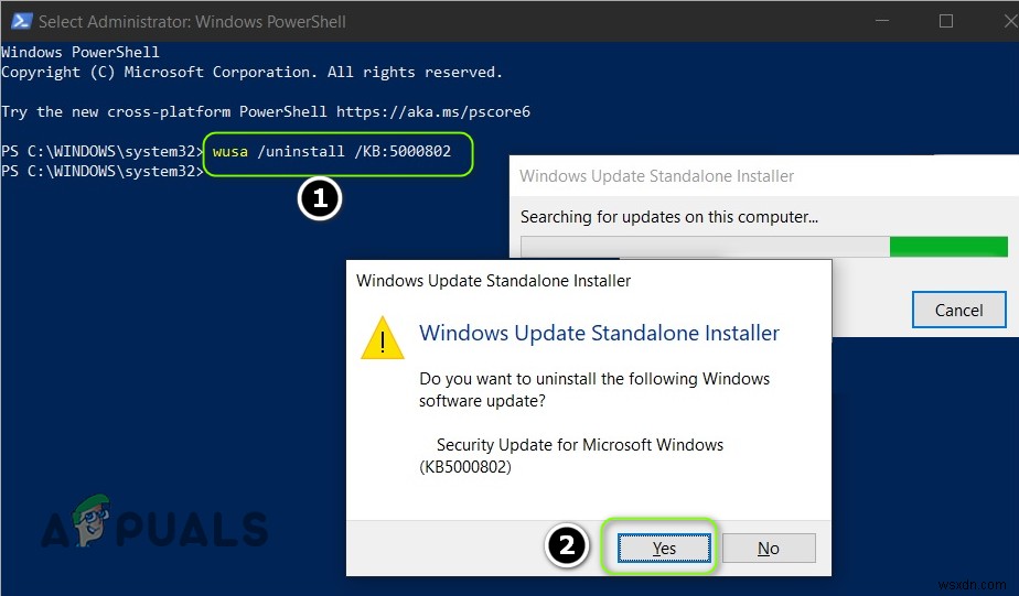 [แก้ไข] Windows Update – KB5000802 หน้าจอสีน้ำเงินแห่งความตาย (BSOD) 