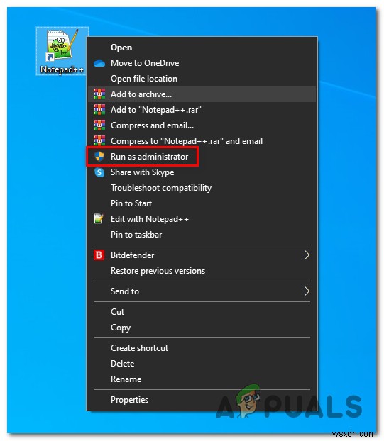 ปลั๊กอิน Notepad ++ ไม่สามารถติดตั้งบน Windows 10 