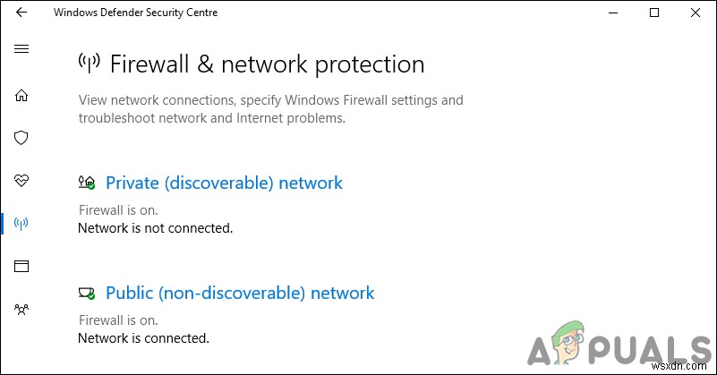 จะซ่อนไฟร์วอลล์และพื้นที่ป้องกันเครือข่ายใน Windows 10 ได้อย่างไร 