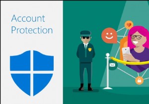 จะซ่อนพื้นที่ป้องกันบัญชีใน Windows 10 ได้อย่างไร 