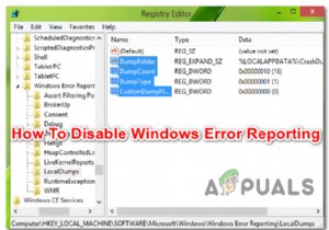 วิธีปิดใช้งานการรายงานข้อผิดพลาดใน Windows 10 