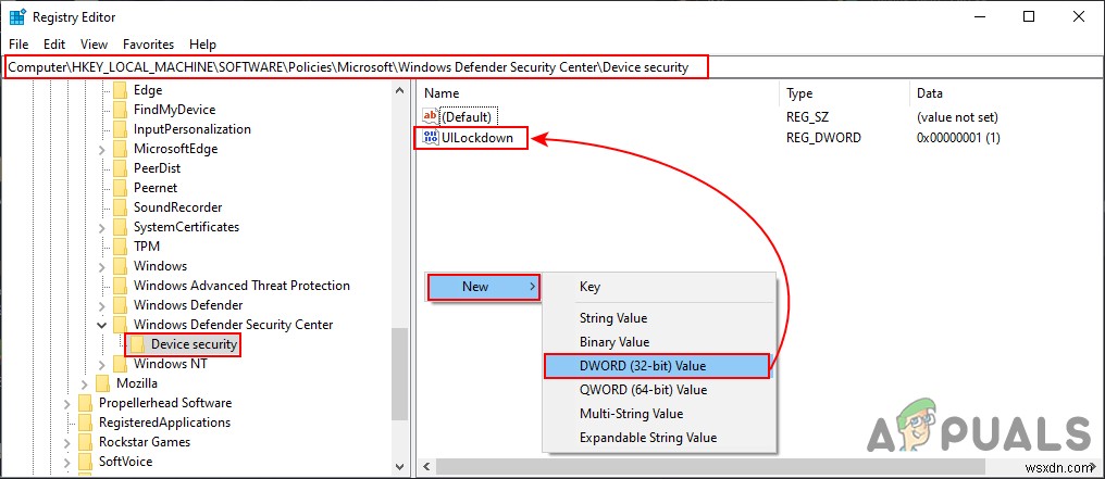 จะซ่อนพื้นที่ความปลอดภัยของอุปกรณ์ใน Windows 10 ได้อย่างไร 