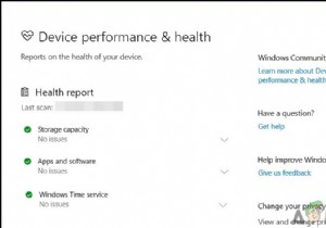 จะซ่อนประสิทธิภาพของอุปกรณ์และพื้นที่สุขภาพใน Windows 10 ได้อย่างไร 