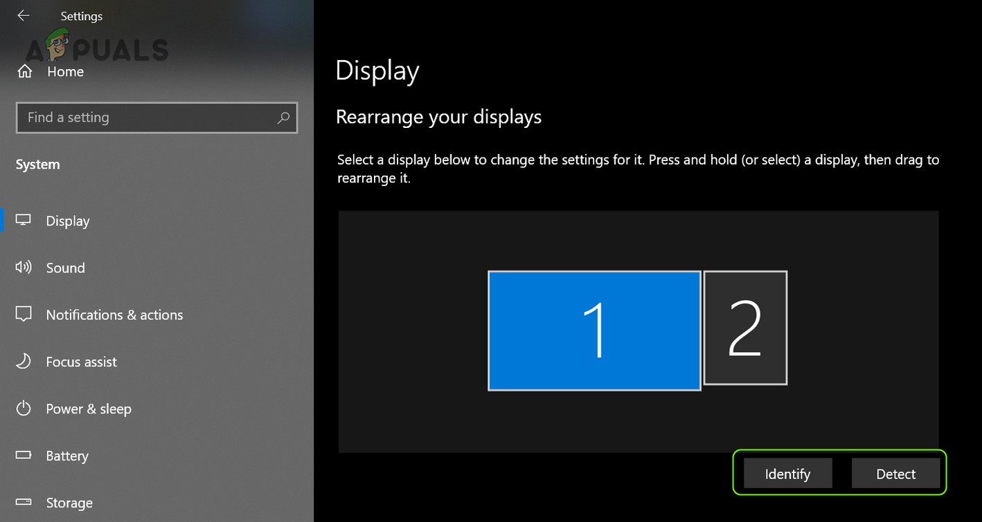 แก้ไข:ความละเอียดของจอภาพที่ 2 ของ Windows 10 ซูมเข้า 