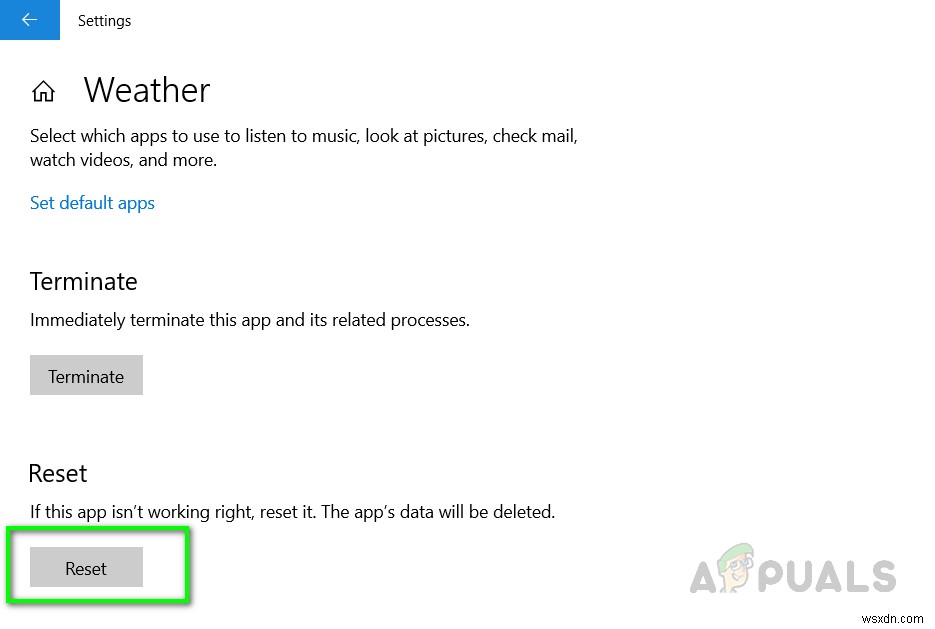แก้ไข:แอป Weather ไม่ทำงาน / ขัดข้องใน Windows 10 