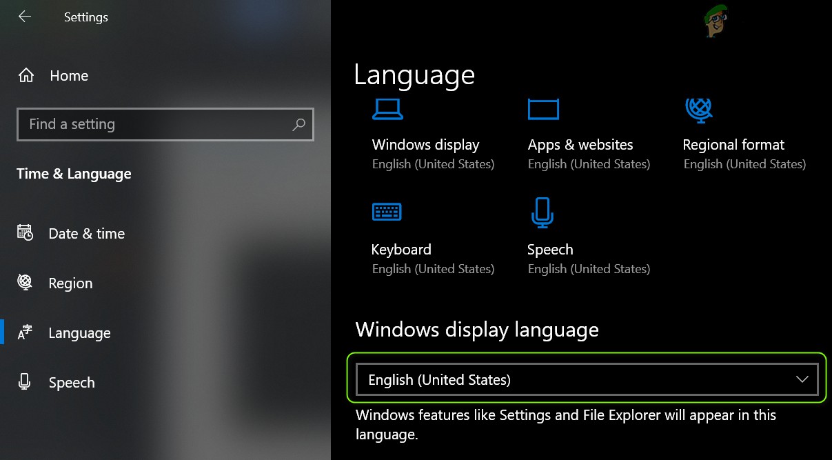 ไม่สามารถลบภาษาออกจาก Windows 10 (แก้ไข) 