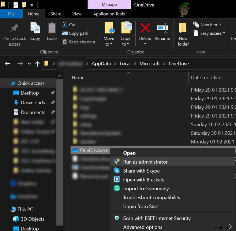 แก้ไข:ไอคอน OneDrive หายไปจากแถบงานใน Windows 10 