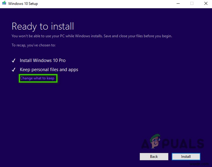 วิธีแก้ไขอัปเดต 20H2 จะไม่ติดตั้งบน Windows 10 