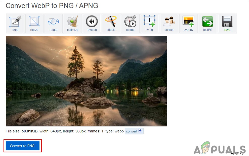 จะบันทึก / แปลง WEBP เป็น PNG ใน Windows 10 ได้อย่างไร 