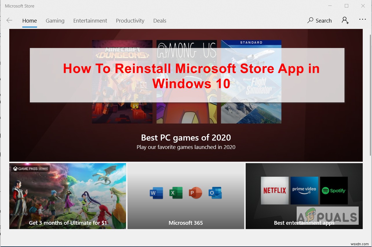 วิธีติดตั้งแอป Microsoft Store อีกครั้งใน Windows 10 
