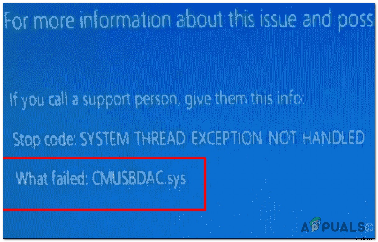 วิธีแก้ไข CMUSBDAC.sys Blue Screen of Death บน Windows 10 
