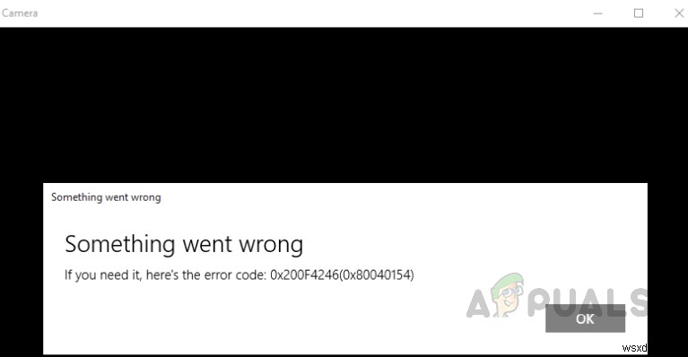 วิธีแก้ไขรหัสข้อผิดพลาดของกล้อง:0x200F4246 (0x80040154) บน Windows 10 