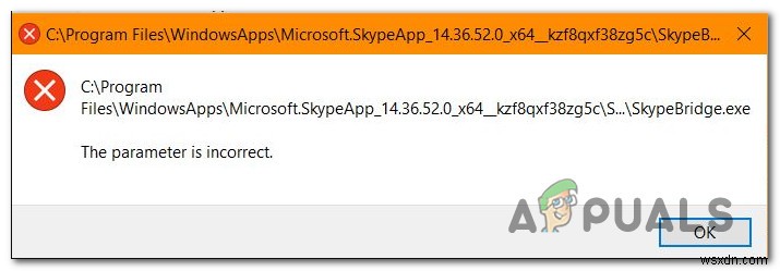 วิธีแก้ไขข้อผิดพลาด SkypeBridge.exe บน Windows 10 