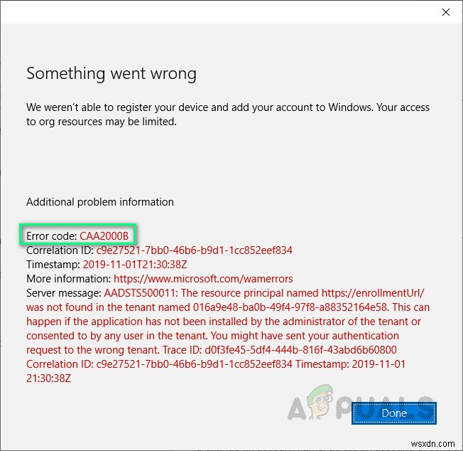 วิธีแก้ไขไม่สามารถลงชื่อเข้าใช้ Microsoft Teams Error Code CAA2000B บน Windows 10 