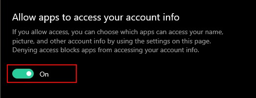 จะป้องกันแอพไม่ให้รับข้อมูลบัญชีใน Windows 10 ได้อย่างไร 