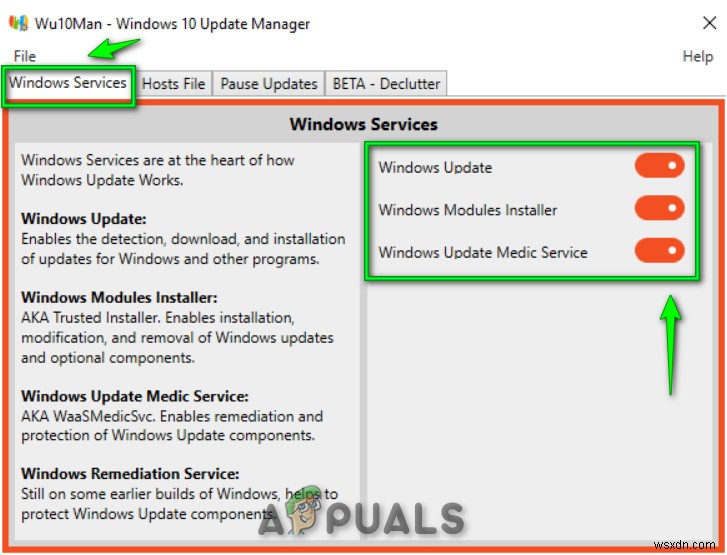 วิธีใช้ Wu10Man เพื่อหยุดการอัปเดต Windows 10 