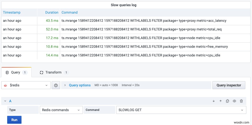 ขอแนะนำปลั๊กอินแหล่งข้อมูล Redis สำหรับ Grafana 