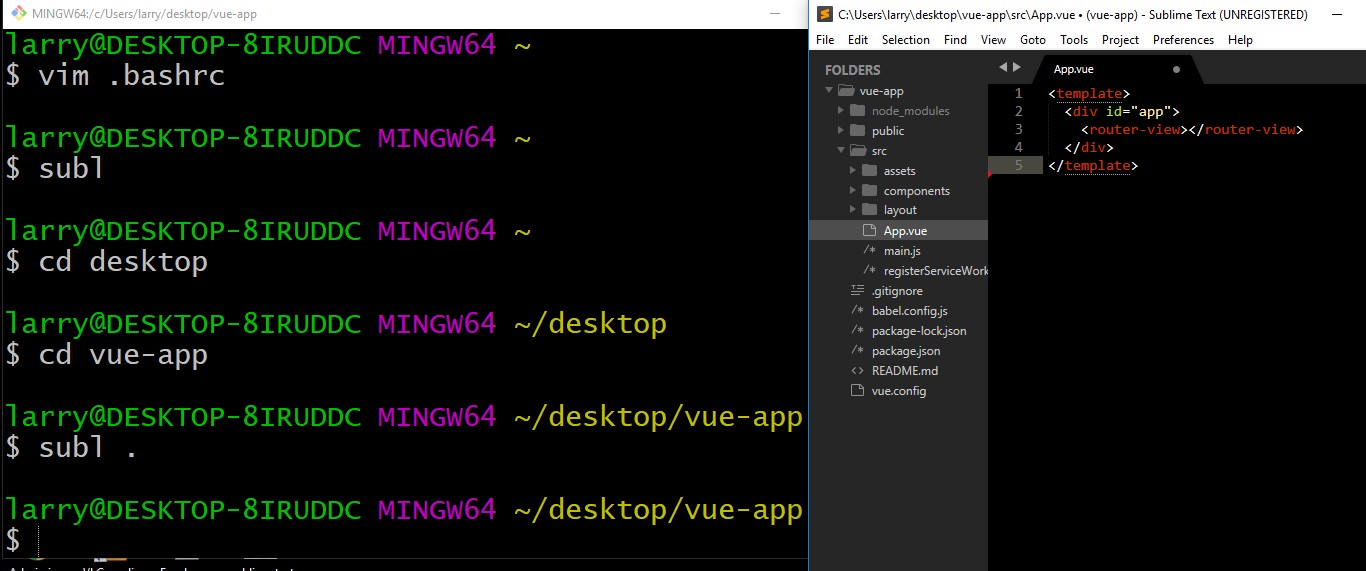 วิธีเปิด Sublime Text บน Windows จาก Git Bash 