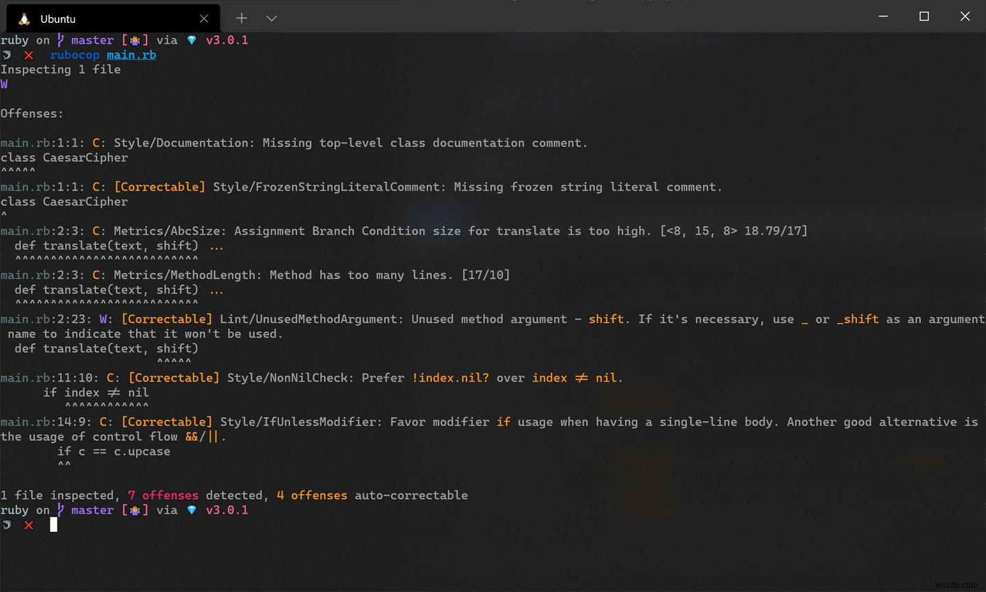Linting และจัดรูปแบบ Ruby Code อัตโนมัติด้วย RuboCop 