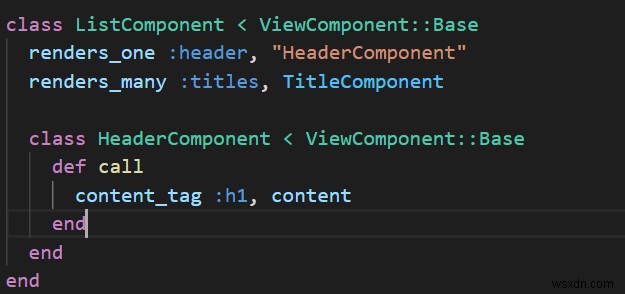 ข้อมูลเบื้องต้นเกี่ยวกับ ViewComponent Gem 