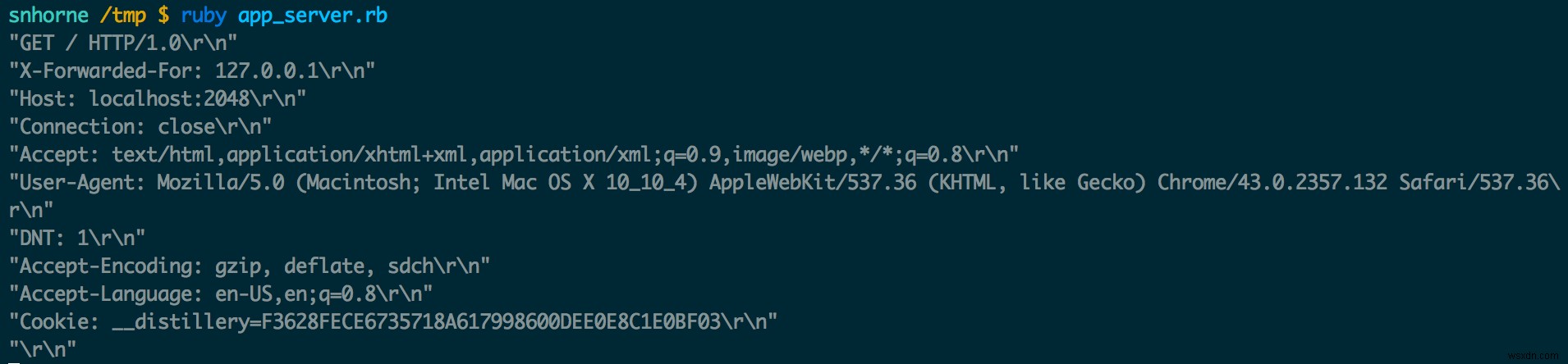 วิธีที่ส่วนหัว HTTP ถูกส่งผ่านจาก nginx ไปยังแอป Ruby ของคุณ 