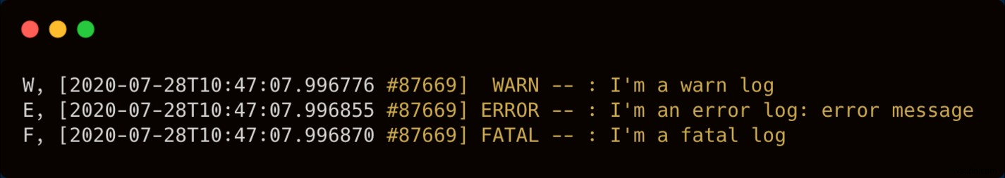 การเข้าสู่ระบบ Ruby ด้วย Logger และ Lograge 