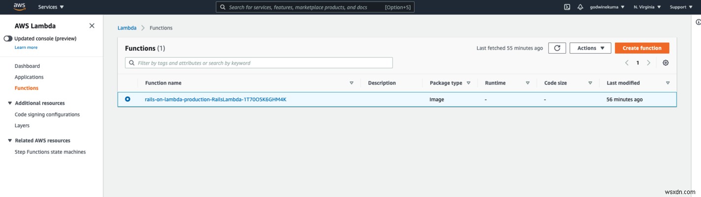 การปรับใช้ Rails กับ AWS Lambda 