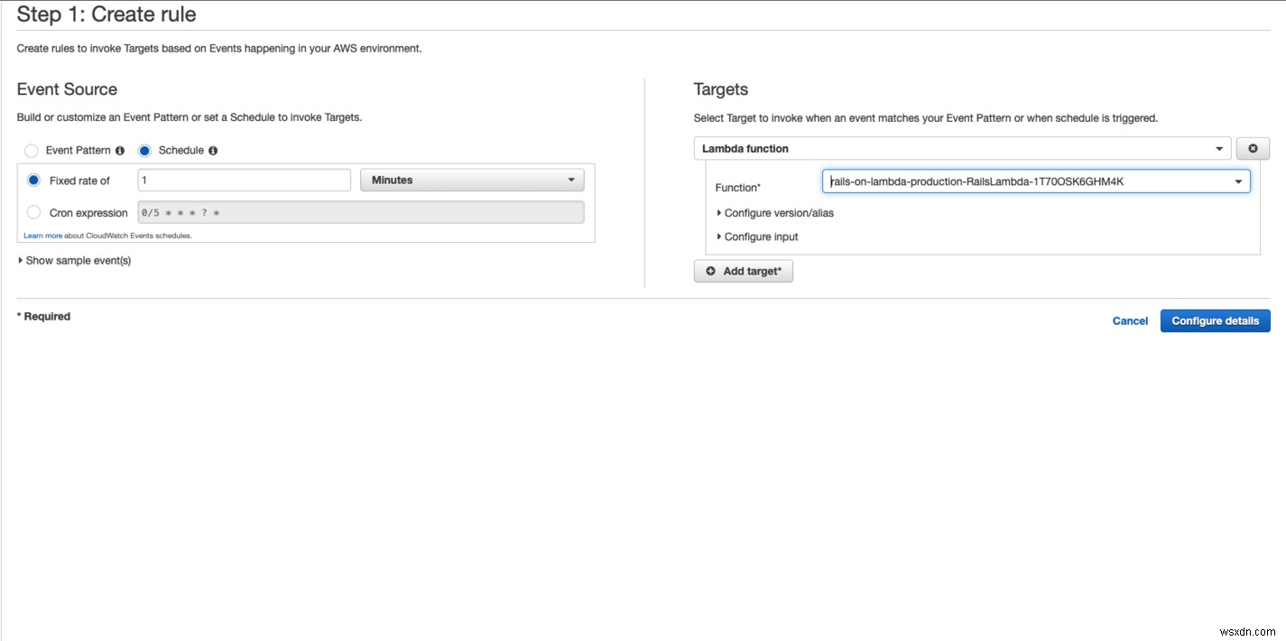 การปรับใช้ Rails กับ AWS Lambda 