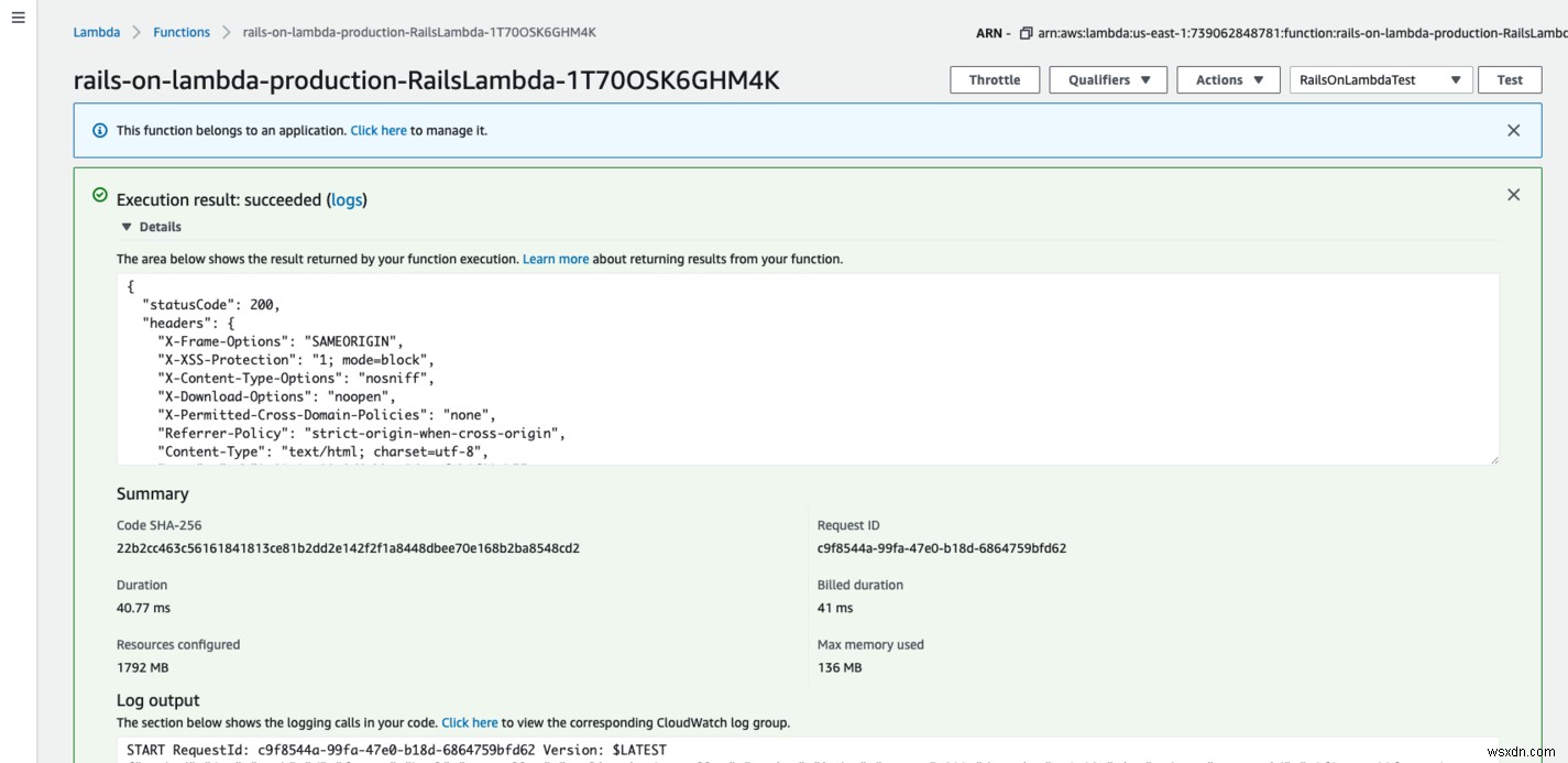 การปรับใช้ Rails กับ AWS Lambda 