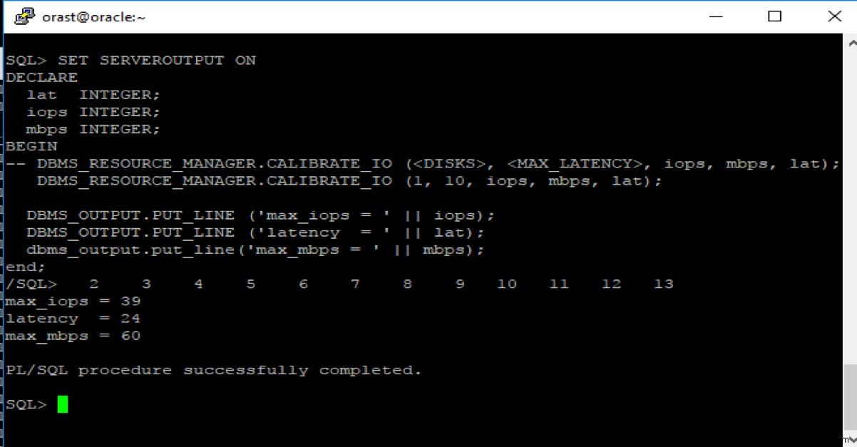 ภาพรวมการปรับเทียบ Oracle 11g I/O 