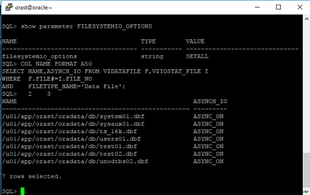 ภาพรวมการปรับเทียบ Oracle 11g I/O 