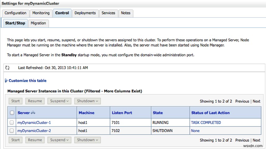 คุณลักษณะและการเปลี่ยนแปลงของ Oracle v12c Weblogic 