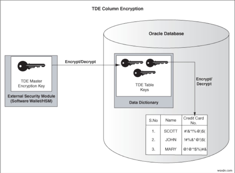 การเข้ารหัสข้อมูลที่โปร่งใสด้วย Oracle EBS 