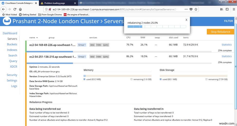 การอัพเกรด Couchbase Server โดยใช้ตัวเลือก failover ที่สง่างาม 