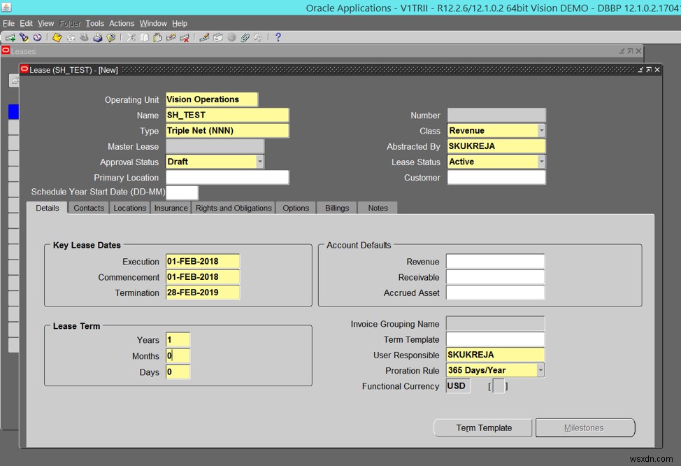 ภาพรวมของ Oracle Property Manager 