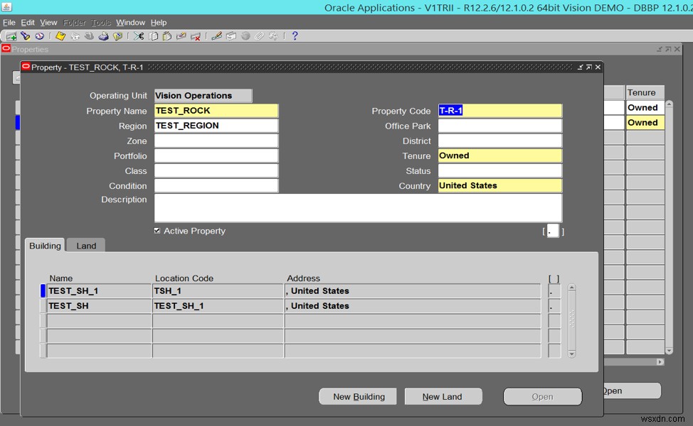 ภาพรวมของ Oracle Property Manager 