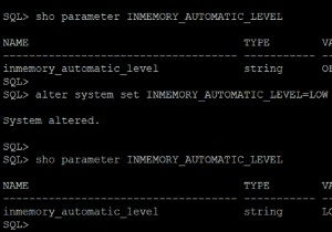 Oracle Database v18c ในหน่วยความจำอัตโนมัติ 