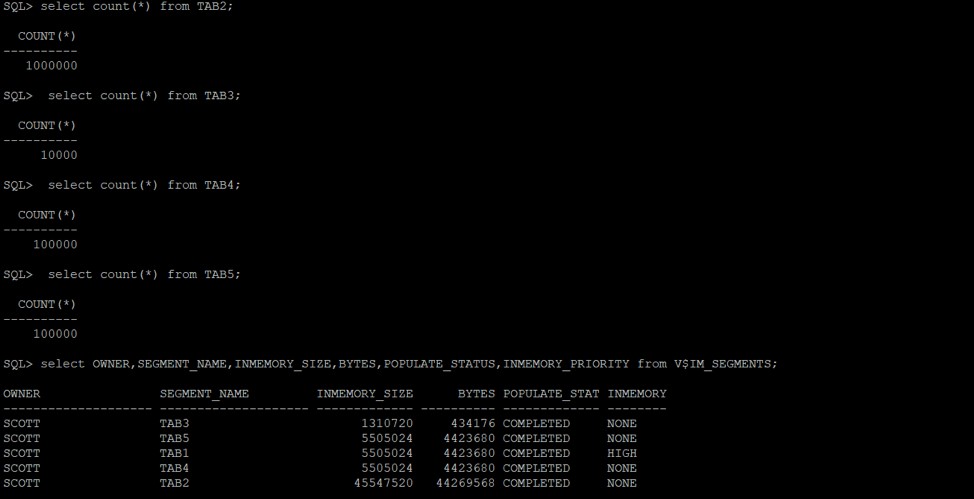 Oracle Database v18c ในหน่วยความจำอัตโนมัติ 