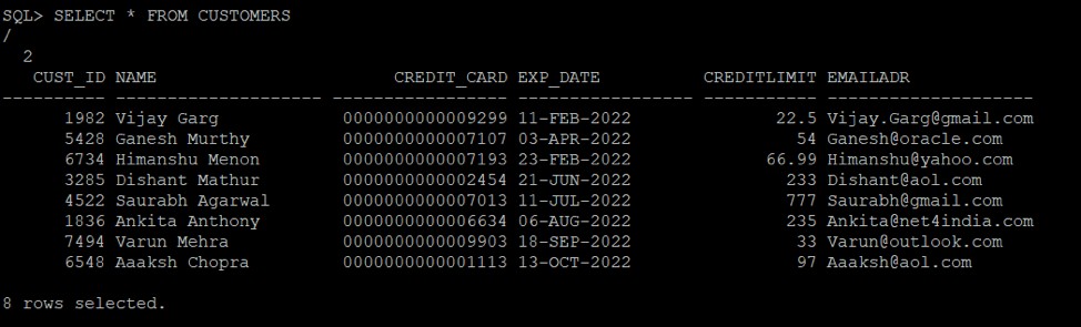 รักษาความปลอดภัยข้อมูลที่ละเอียดอ่อนใน Oracle 