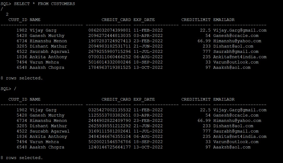 รักษาความปลอดภัยข้อมูลที่ละเอียดอ่อนใน Oracle 