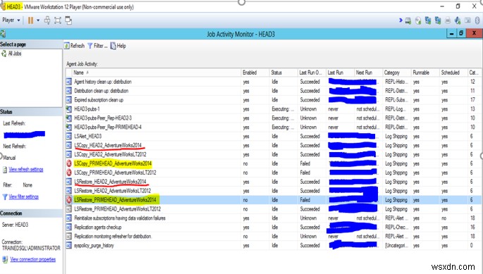 บันทึกการจัดส่ง Microsoft SQL Server บนฐานข้อมูล AlwaysOn ที่มีอยู่ 