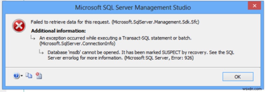 ความเสียหายและการกู้คืนขั้นสูงของ Microsoft SQL Server 
