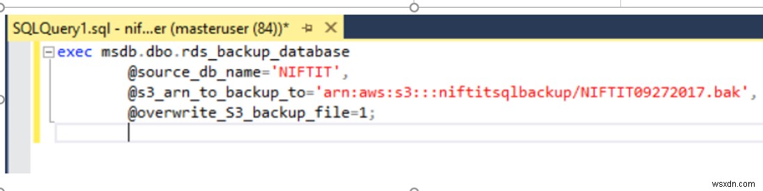 สำรอง กู้คืน และตรวจสอบฐานข้อมูลดั้งเดิมของ AWS SQL 